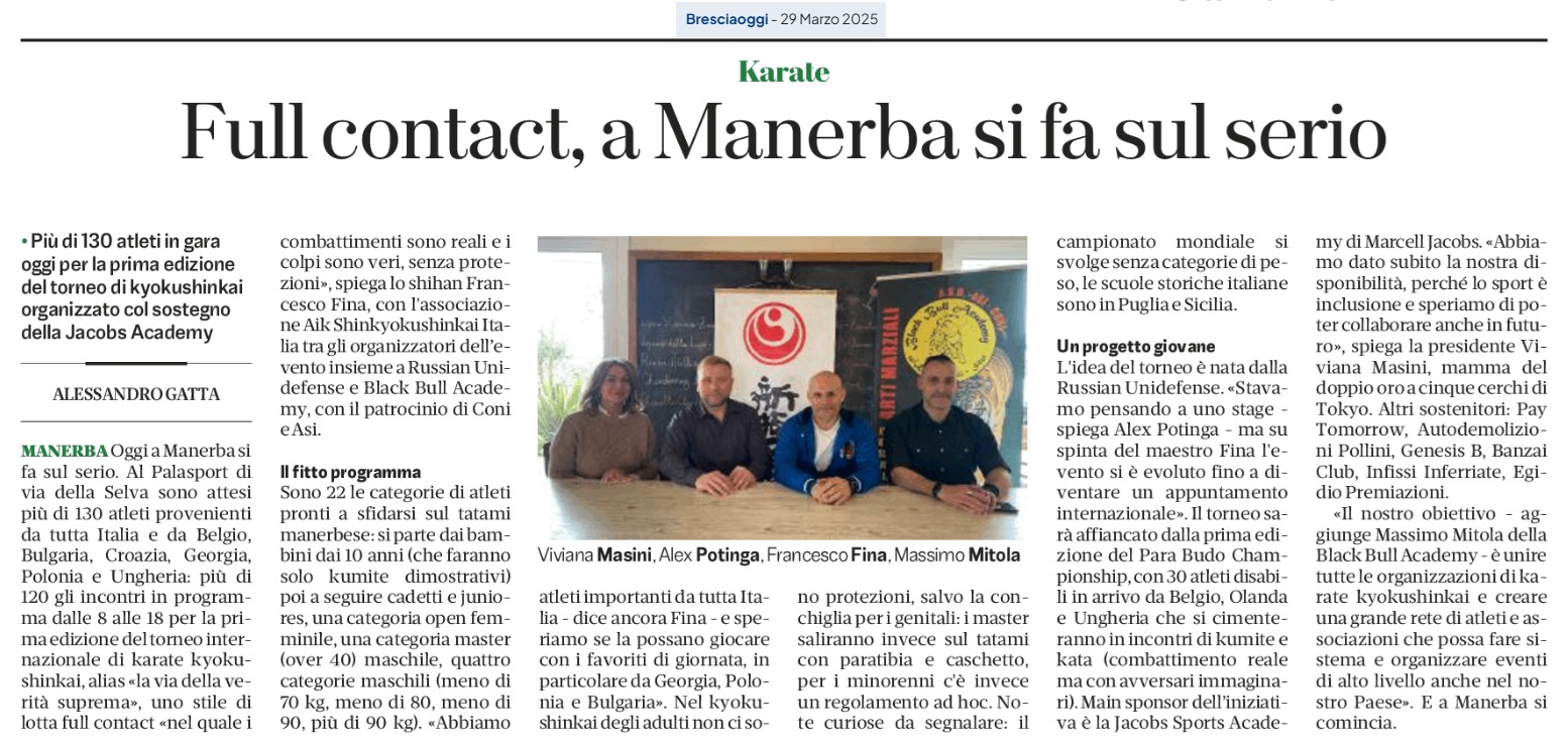 Bresciaoggi 29 marzo 2025