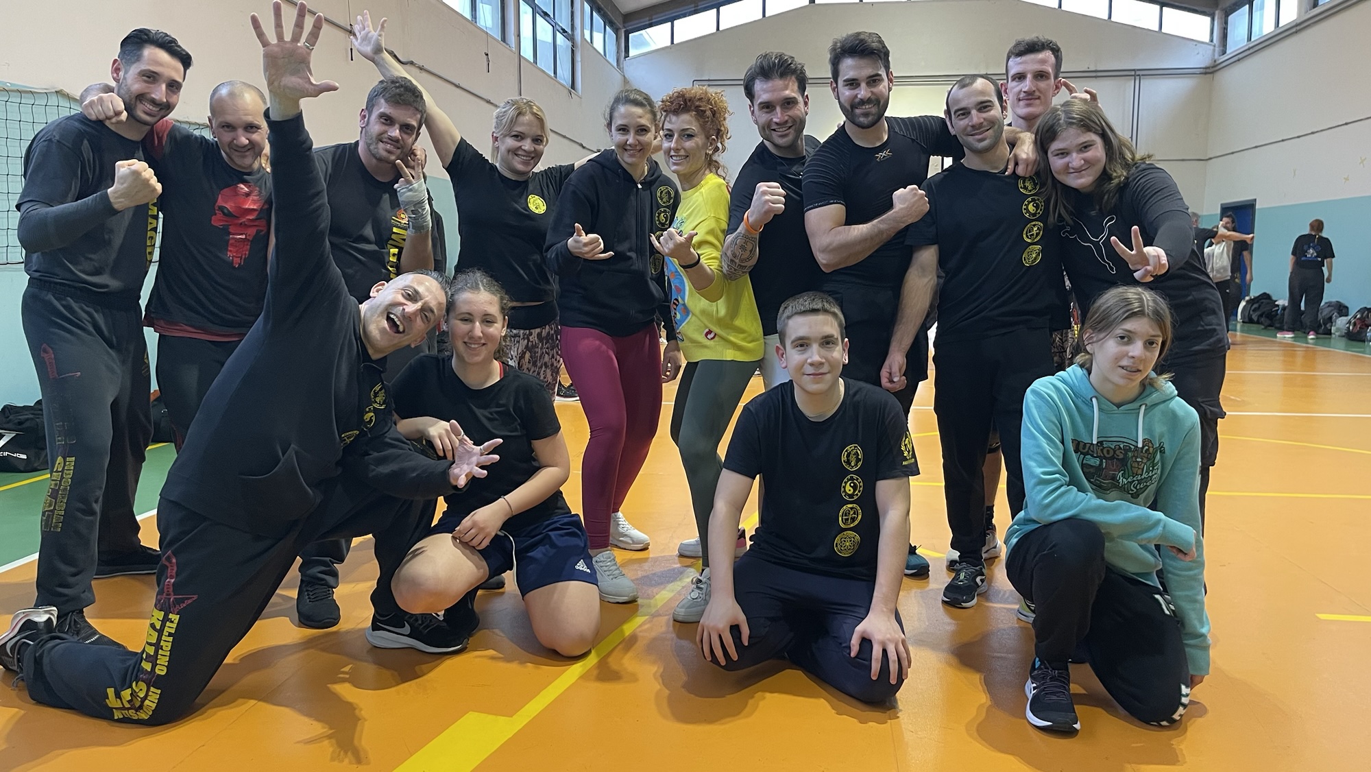 Il gruppo degli allievi